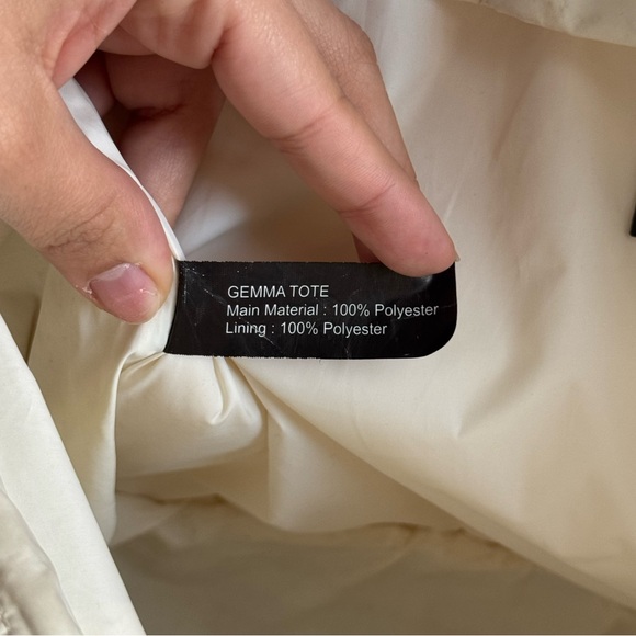 Go Dash Dot Iridescent White Tote Bag - Picture 10 of 11